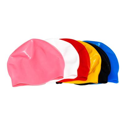 China Universal Adult Border Gear Adult Silicone Earbuds Swim Hat pAmazon Bike Cool Bath for sale