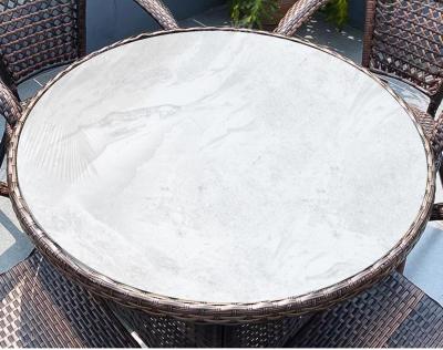 China Outdoor glass table for sale