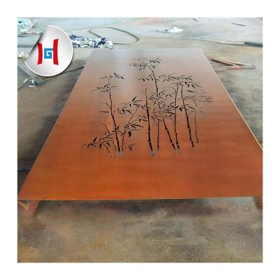 China Container Plate Corten Steel Sheet Metal 3 Mm By Tonn Garden Art for sale