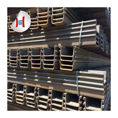 China ASTM A572 Gr50, S355JR U Pile Steel Sheet Hot Rolled U Shape U Shape for sale