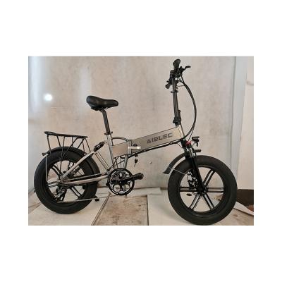 China High Quality Adult 2 Wheel Aluminum Alloy Silver Bomber Stealth Convenient 20 Inch Electric Bike Electric Mountain Bike for sale