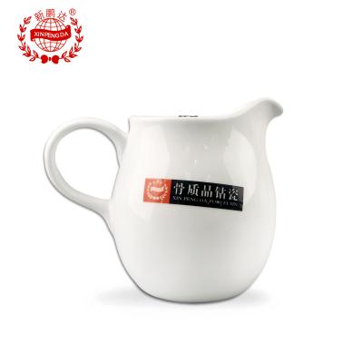 China China Sustainable Top Quality Super White Large Ceramic Milk Jar for sale