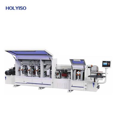 China Building Material Stores HOLYISO CE Approval Edge Trimmer Machine Wood Edging Machine With Double Cut for sale