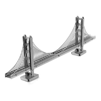 China Asia Fascinations Metal Puzzle San Francisco Golden Gate Bridge 3D Metal Model for sale