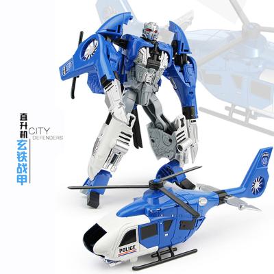 China Cartoon Toy 5 IN 1 Oversized Transformation City Guardian Alloy Robot Machines Action Education Gift Figure Toy for sale