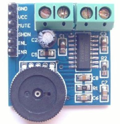 China F05715 PAM8403 Mini Digital Amplifier Board Dual Channel Amplifier Module With Volume Control 30(mm)x30(mm) for sale