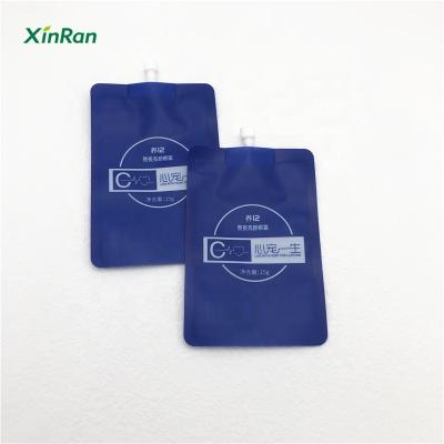 China Wholesale 15ML Mini Spout Plastic Independent Cosmetics Recyclable Product Packaging Pouch For Hand Soap for sale