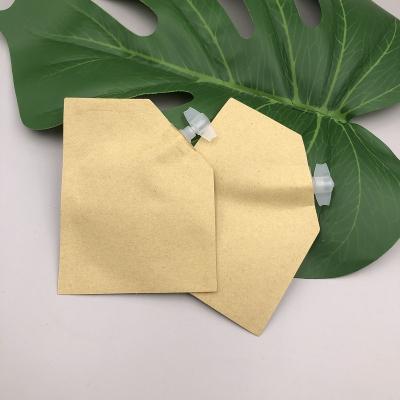 China Wholesale Logo Plated Bag 5ML 0.35OZ Brown Mini Shampoo Cosmetic Sample Sachet Security Kraft Paper With Spout for sale