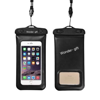 China Supeb Quality IPX8 Level Travel Waterproof Dustproof Mobile Phone Case Waterproof Camping Mobile Phone Bag for sale