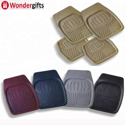 China Mat Universal Fit Plastic PVC Anti-Slip Car Floor Mat for sale