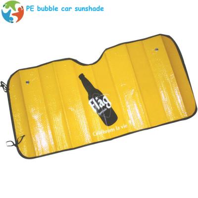 China Keep Cool Fashional Car Logo Printing Auto Front Window Sunshade for sale