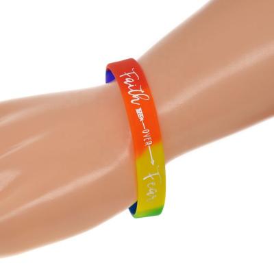 China All over the world football parties soccer fans custom silicone wristbands for sale