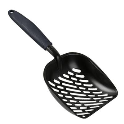 China Metal High Quality Easy To Clean Comfortable Handle Large Strong Metal Cat Litter Scoop for sale