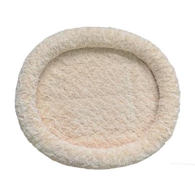 China Luxury Comfortable Cashmere Cotton Dog Mat Soft Pet Dog Mattresspet Round Pet Cage Mat for sale