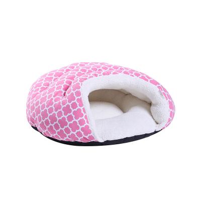 China Hot Selling Sustainable Semi Closed Cat Bed Pet Bed for sale