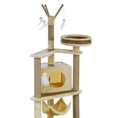 China Cat Condo Stocked with Cat Activity Center Padded Perch for sale