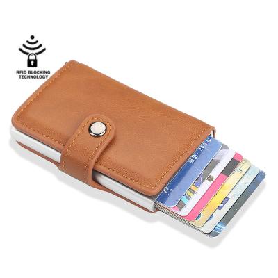 China Hotsale RFID RFID Men Short Rfid PU Leather Small Wallet for sale