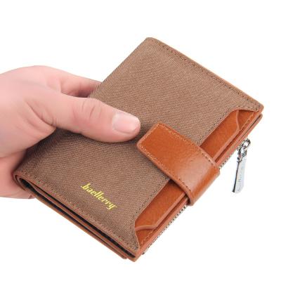 China Anti Theft Anti Theft Shorts Men's Canvas Wallet for sale