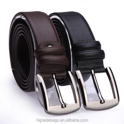 China Genuine Cowhide Cowhide Man Crocodile Leather Belt Wholesale for sale