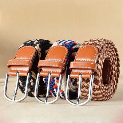 China New Comfortable Fashion Comfortable Men's Elastic Stretch Belts, Elastic Waistband, Braided Belt for sale