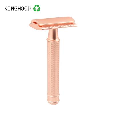 China S De CNC Safety Razor Twin Blade Traditional Rose Gold Men's Private Label Wholesale ' for sale