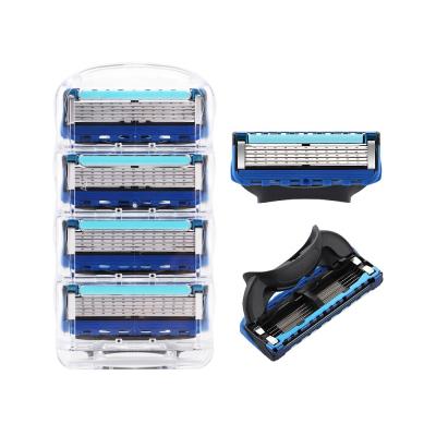 China Professional 5 Blade 5 Blade Systam Razor Cartridge Five Blade Razors Men for sale