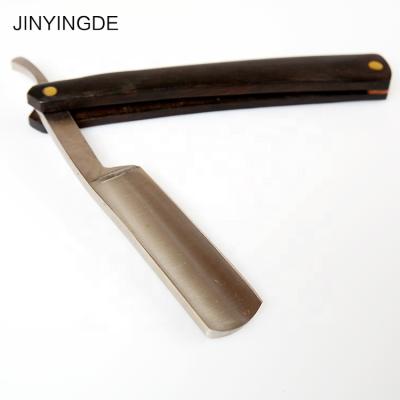 China Single Blade Using Ebony Handle Stainless Steel Blade Convenient Head Shaving Razor For Men for sale