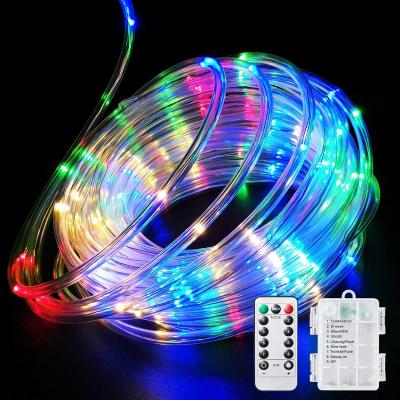 China Outdoor Waterproof Fairy Lovely LED Rope String Lights Dimmable/Timer With Outdoor For Camping Party Garden Holiday Decoration for sale