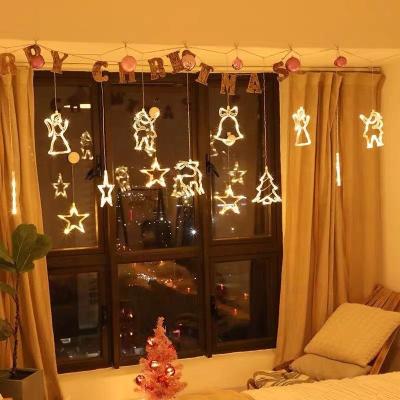 China Christmas Decoration Led Light 2020 Hot Sale String Led Decorative Light Waterproof Led String Light Window Curtain String Lamp for sale