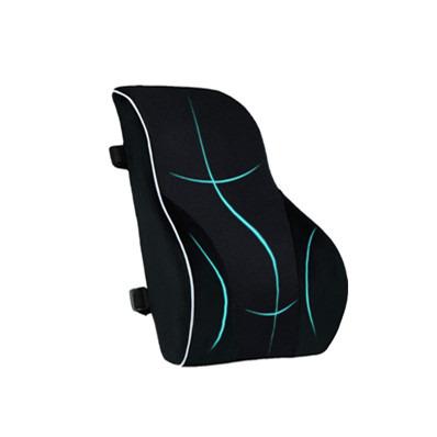 China Antistatic Memory Foam Car Back Cushion For Drivers Or Officers To Relax Their Waist for sale