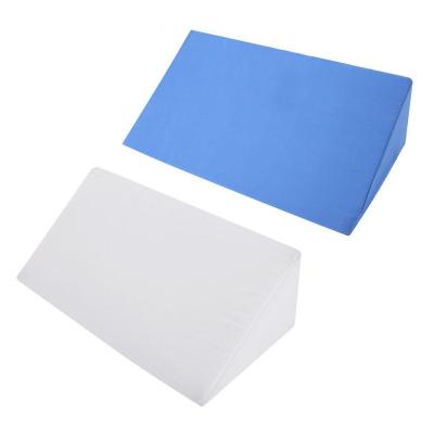 China Antistatic Triangle Memory Foam Wedge Pillow Reading Wedge Pillow Or Foot Wedge for sale