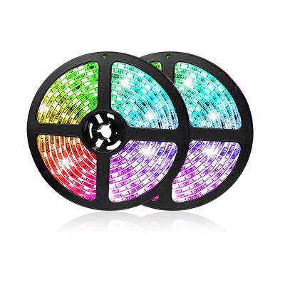 China Indoor Lighting Good Quality Flexible LED Strip RGB IC DC 12V CRI90+ 10mm 60leds SMD5050 for sale