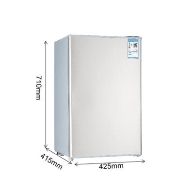 China New R600a White Single Door Mini Fridge Freezer from COMPRESSOR Because-55A for sale