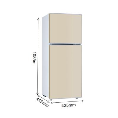 China BCd-139C 139L COMPRESSOR Top Freezer Double Door Fridge Refrigerator for sale