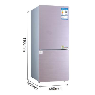 China BCD-120W COMPRESSOR Freezer Compartment Fridge 120L Fridge Refrigerator 2 Doors Fridge for sale