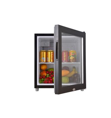 China COMPRESSOR Good Quality Mini Display Portable Glass Door Refrigerator for sale