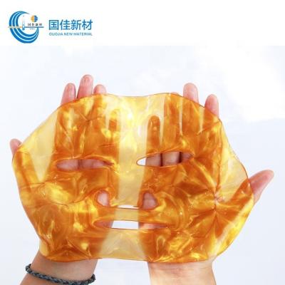 China Collagen Mask Manufacturer 24K Facial Absorbent Crystal Mask Anti-wrinkle GMP Certificate for sale