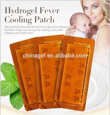 China fever reduce cooling gel/gel plaster cooling patch, health care /medical device product 112.5*40mm for sale