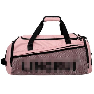 China Male Female Size 50 L Shoulder Fleece Fashion Gym Bag Front Large Mesh Pockets Large Travel Back Bag for sale