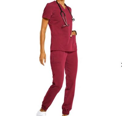 China TWILL Pattern Polyester/Rayon Spandex Nurse Medical Scrubs Fabric for Hospital Uniform for sale