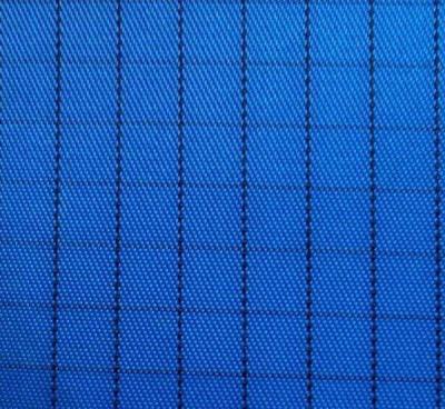 China Waterdicht CVC 60 Katoen 40 Polyester Anti-static Grid Werkkleding voor elektronisch werk Te koop