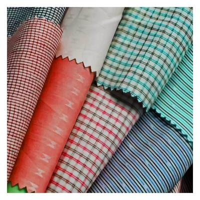 China Anti-Static Combed Cotton Fabric for Women's Dress Garment in Africa Plaid Style for sale