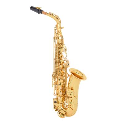 China Wind instruments china made eb main gold lacquer Alto Saxophone SP-GAS wholesale for sale