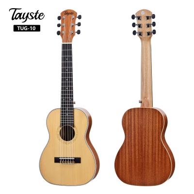 China Flawless Musical Instruments 30 Inch 6 String Nylon Ukulele Guitalele for sale