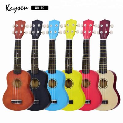 China Linden Musical Instruments Custom Your Logo On Colorful Ukulele Soprano 21 Inch Kids Ukulele for sale