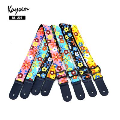 China Colorful GUITAR Resistance To Break Denim Fabric Ukulele Strap For Musical Instrument Guitar Accessories Ukulele Strap for sale