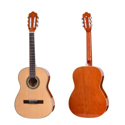 China Wholesale High Quality Flawless Music Instrument 36inch Classical Guitar With Open Gear Tuning Machines for sale