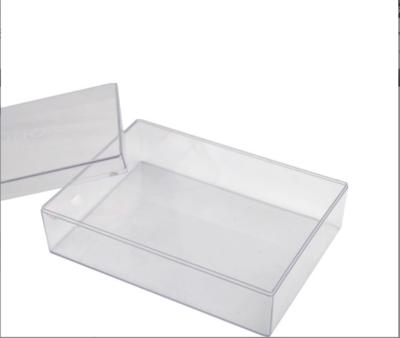 China Rectangular High Quality Transparent Food Box Storage Box Plastic Gift Box for sale