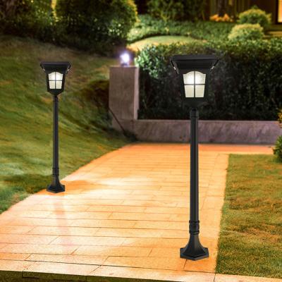 China European Decorative Solar Garden Light Walkway Garden Style Automatic Dusk to Dawn Outdoor Solar Walkway Lights for sale