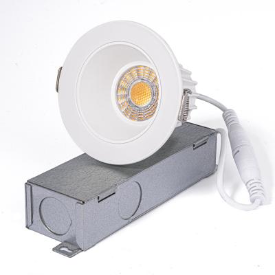 China Modern Round Led Anti Glare Downlight 4 Inch 15w Anti Glare Recessed Ceiling Light For Commercial Areas for sale